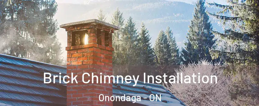 Brick Chimney Installation Onondaga - ON