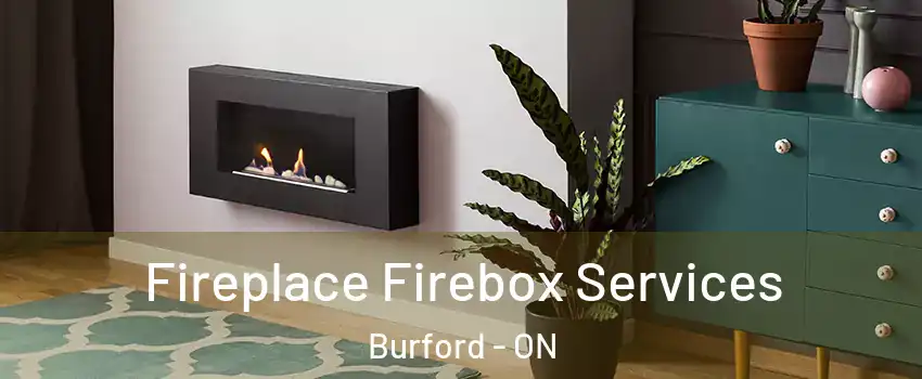  Fireplace Firebox Services Burford - ON