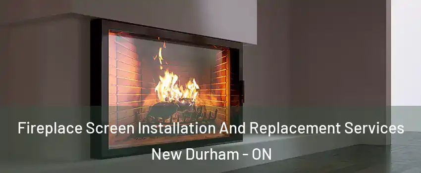Fireplace Screen Installation And Replacement Services New Durham - ON