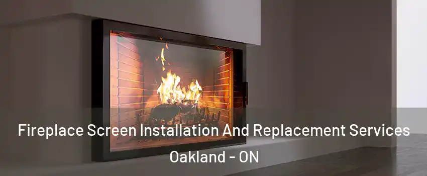  Fireplace Screen Installation And Replacement Services Oakland - ON