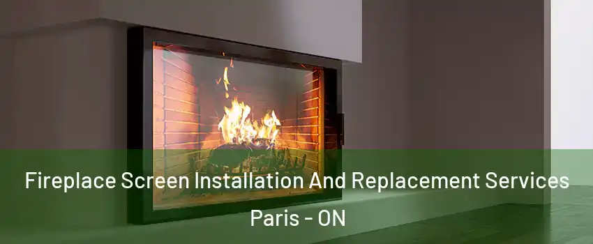  Fireplace Screen Installation And Replacement Services Paris - ON