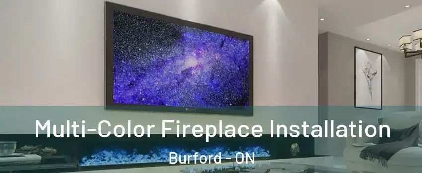 Multi-Color Fireplace Installation Burford - ON
